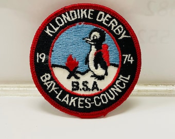 Vintage BSA 1974 Klondike Derby Bay-lakes-Council patch