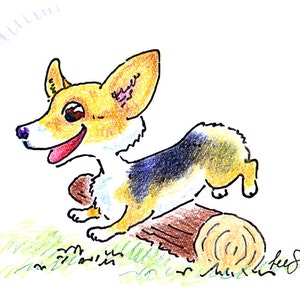 Pembroke Welsh Corgi Notecards Set of 6 image 2