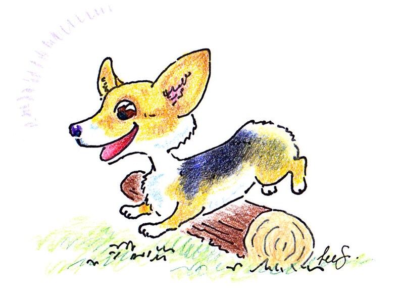 Pembroke Welsh Corgi Notecards Set of 6 image 2