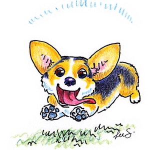 Pembroke Welsh Corgi Notecards Set of 6 image 4