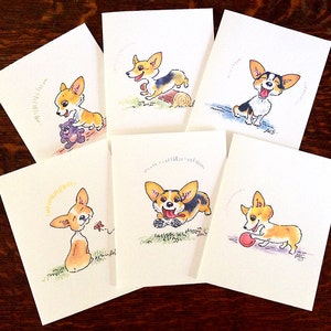 Pembroke Welsh Corgi Notecards Set of 6 image 5