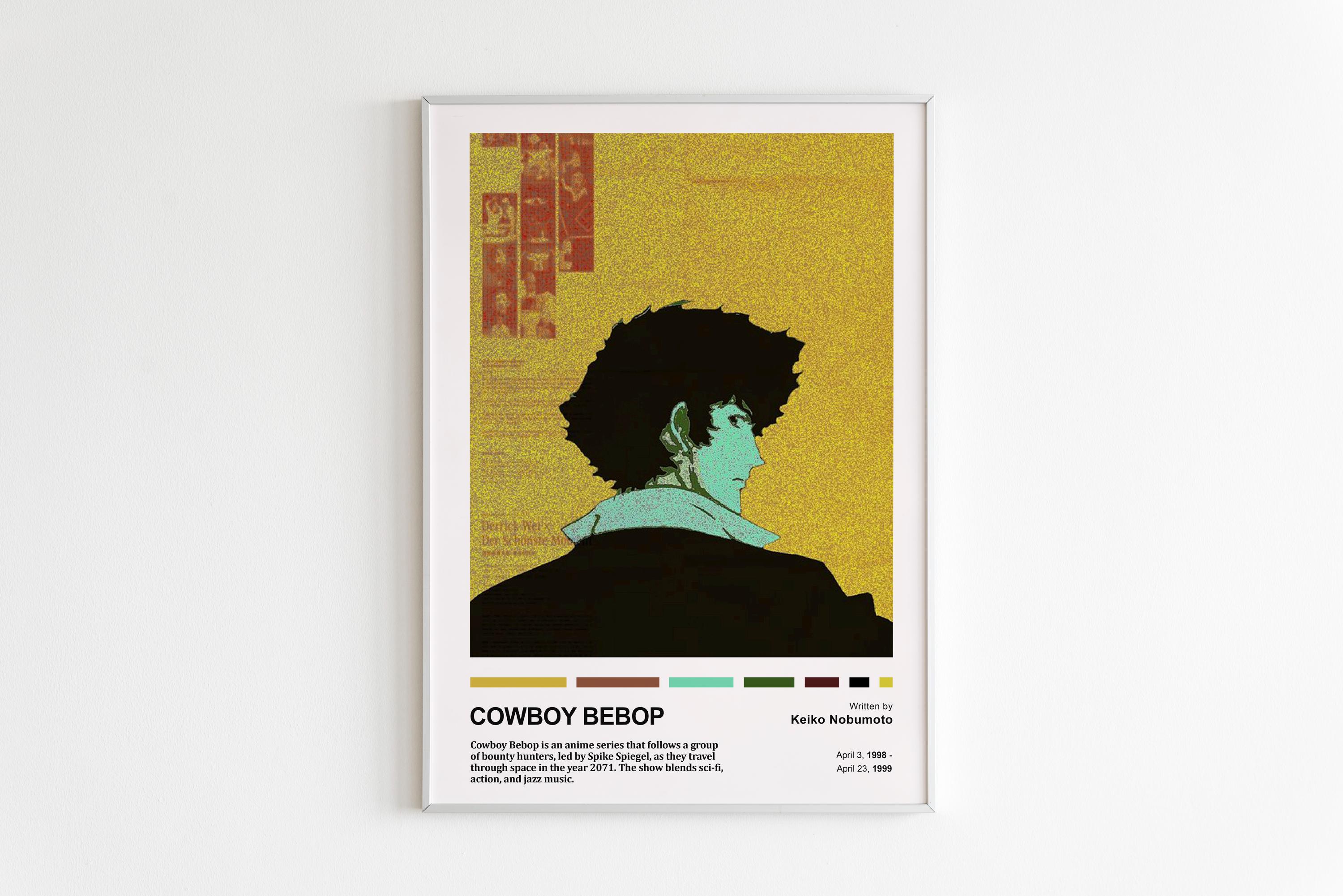 Cowboy Bebop Poster | Minimalist Anime Art Print - Etsy
