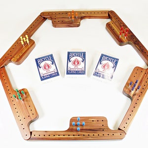 Pegs and Jokers Game Set Tennessee Red Cedar Free Shipping image 1