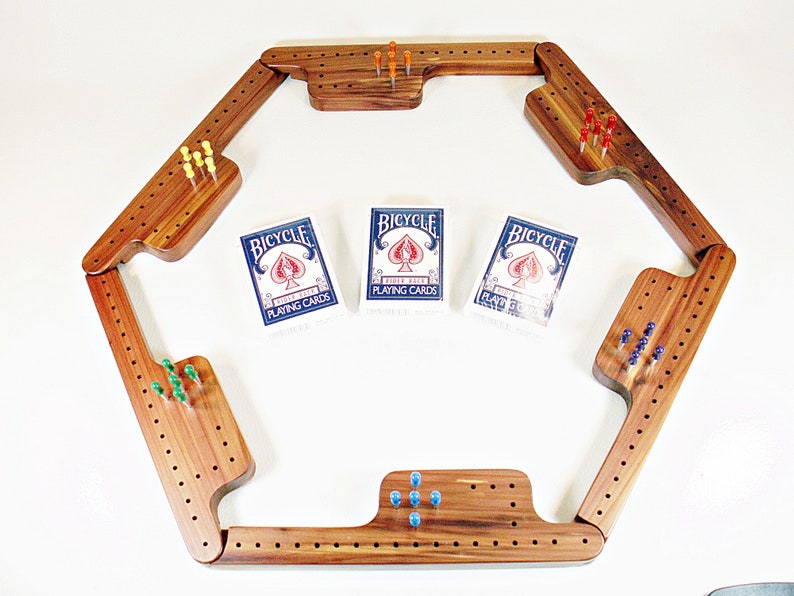 Pegs and Jokers Game Set Tennessee Red Cedar Free Shipping image 1