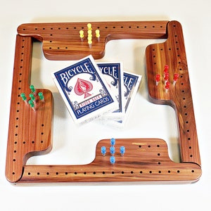 Pegs and Jokers Game Set Tennessee Red Cedar Free Shipping image 2