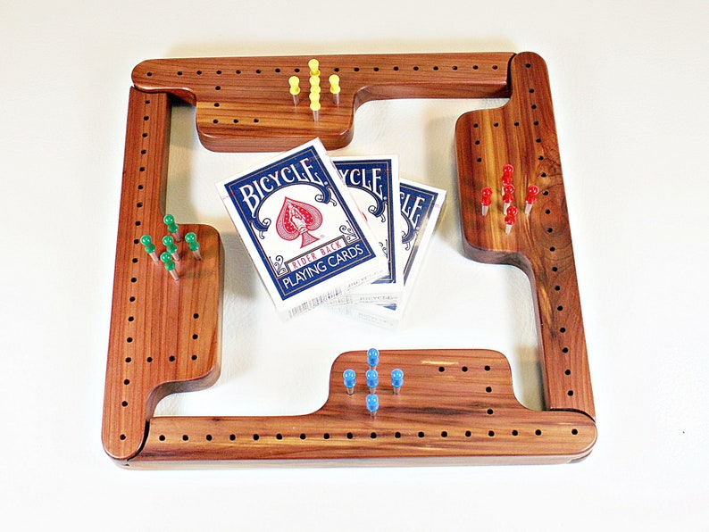 Pegs and Jokers Game Set Tennessee Red Cedar Free Shipping image 2