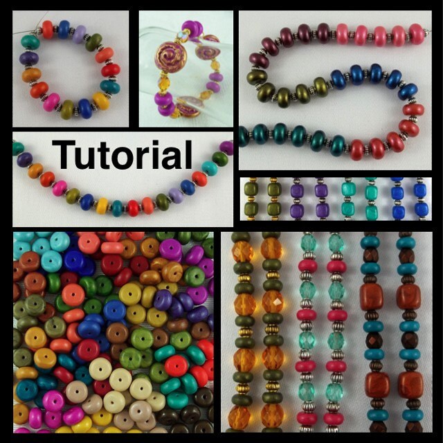 Tutorial:  Make Your Own Rondelle Spacer Beads