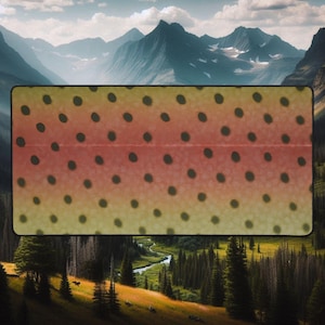 Rainbow Trout Desk Mat