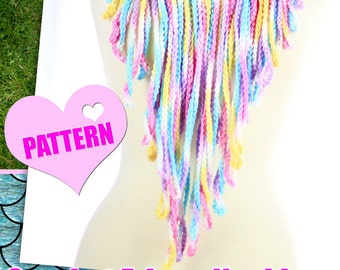 Crochet Fringe Necklace - Easy Beginner Crochet Pattern