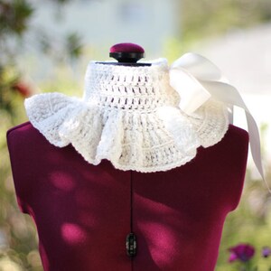 Neck Warmer Victorian Style Fashion Collar Soft White Lots of Colors image 3