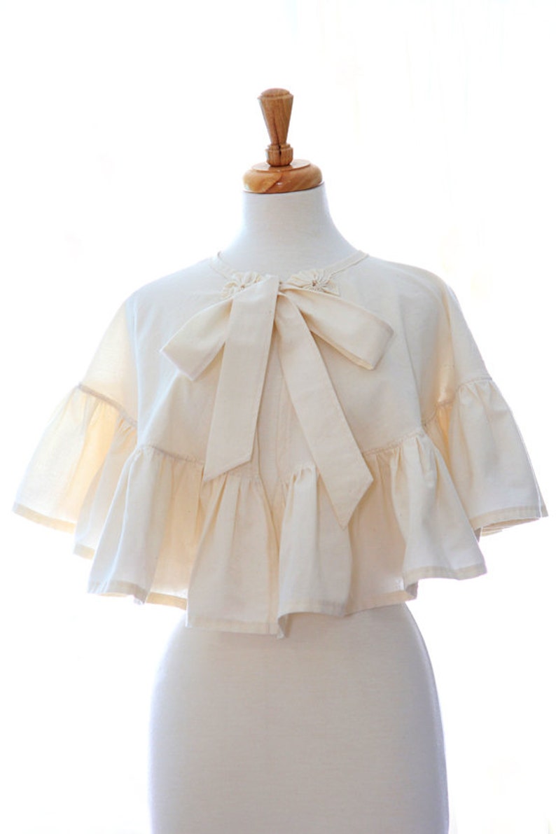 Women's Chiffon Wrap Cape with Ruffles