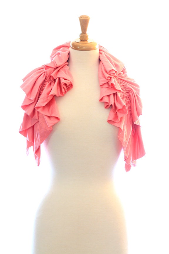 Sea Garden Scarf Soft Pink Jersey Blouse main image 1