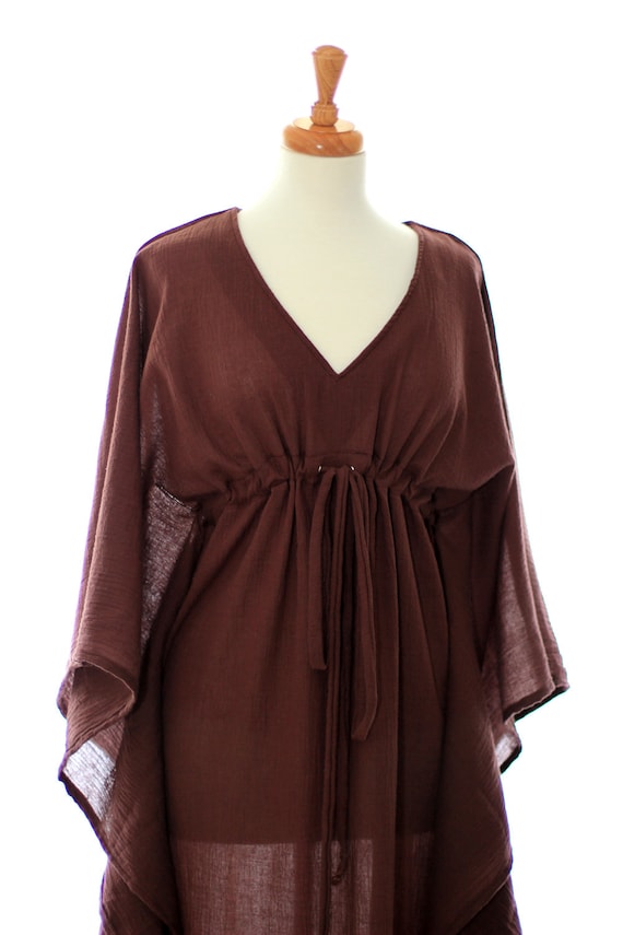 brown cover up dress Brown Swimsuit Cover-Up Dress