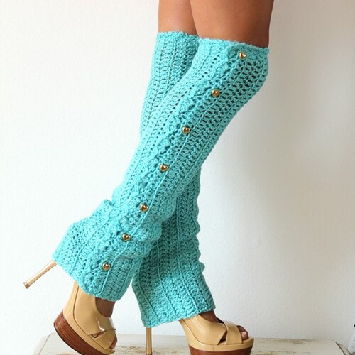 Steampunk Leg Warmers in Black Overtheknee Many Colors Etsy