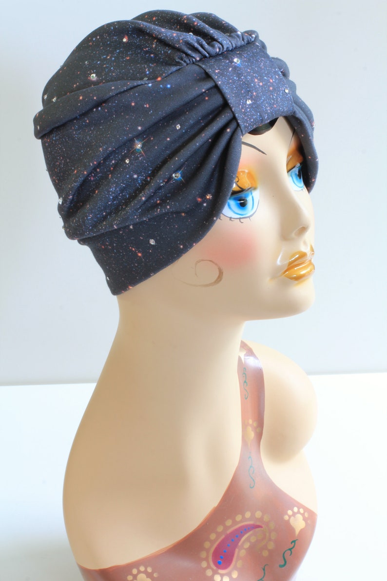 Stardust Fashion Turban Organic Cotton Hair Wrap Etsy