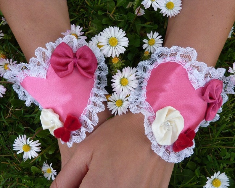 Valentines Day Fashion Cuffs by Mademoiselle Mermaid image 3