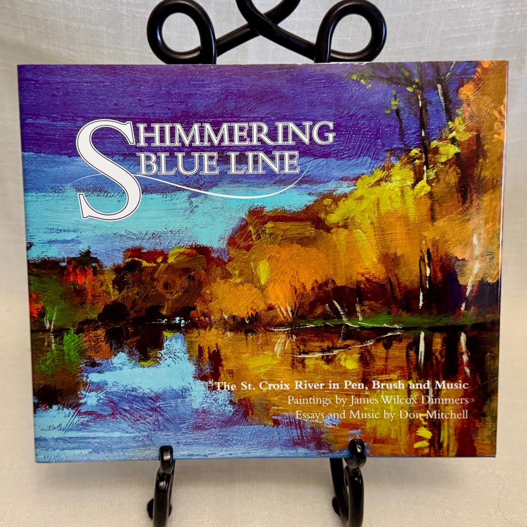 Shimmering Blue Line Book: St. Croix River Art and Essays (2010) - Etsy