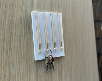 Modern key holder for the wall, key organizer, shelf for the entrance area. Wall organizer for the home.