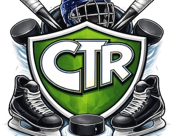 Hockey CTR-Schild, Taufgeschenk, LDS-Druckvorlage (Digitaler Download)