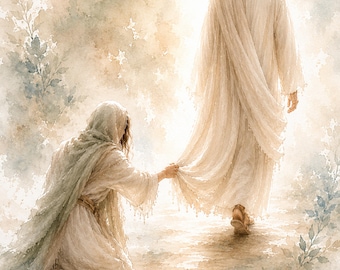 Jesus decor, Redeemer,  8x10, 16x20 digital downloads, Walk with Me, Christian Art, bonus watercolor, coloring page, LDS