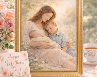 Arte cristiana, Festa della mamma, Arte per la mamma, Download digitale in due formati