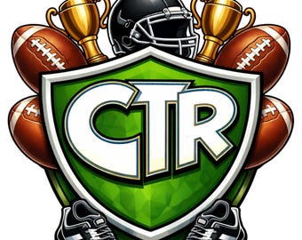 Fußball-CTR-Wappen, Einladung zur Taufe, Wasserflaschenetikett (Digitaler Download)