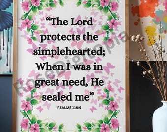 Printable Bible Verse Wall Art | Instant Download Christian Scripture Print | Minimalist Digital Home Decor
