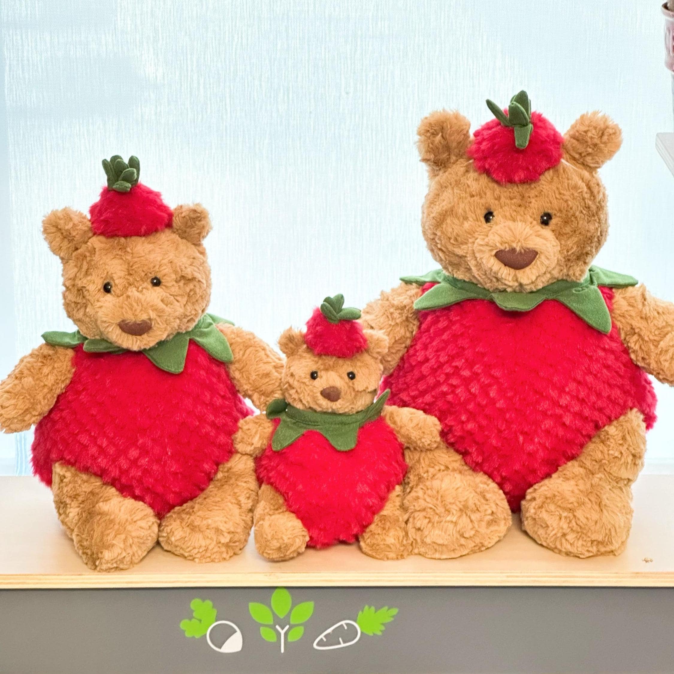 Jellycat Bartholomew Strawberry - Etsy