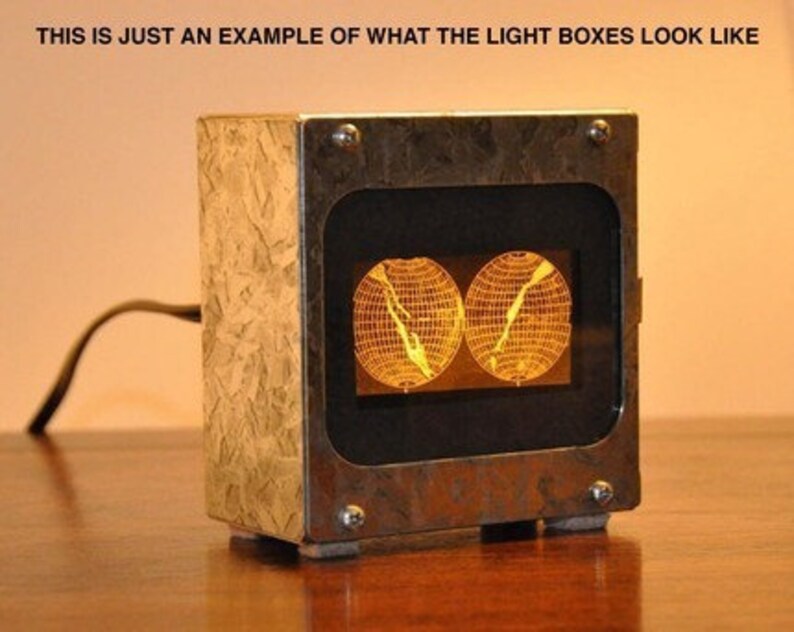 PERSONALIZED Magic Lantern Slide Light Box Etsy