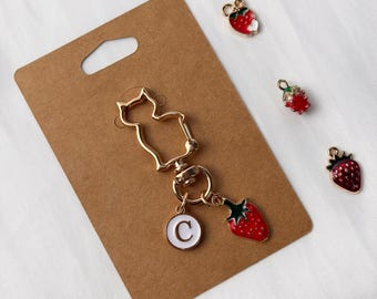 Strawberry Keychain: Gift for Friend & Mom