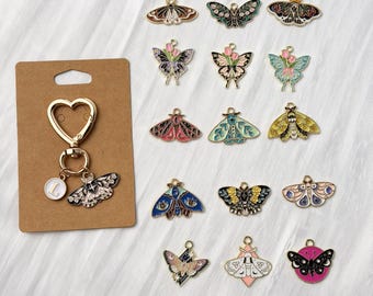 Butterfly Keychain: Personalized Initial Gift for Mom