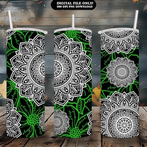 Cuss Word Mandala | Swear Word Tumbler Design | 20 oz Hidden Cuss Words Mandala | Hidden Cuss Words Mandala Design Wrap Sublimation