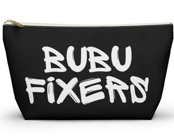 Bubu Fixers Pill Pouch: Black & White Medicine Bag
