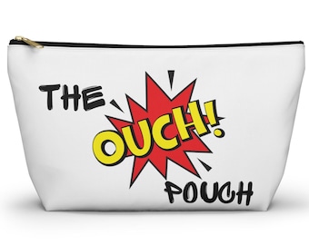 The Ouch Pouch: Black & White Medicine Bag, Emergency Kit