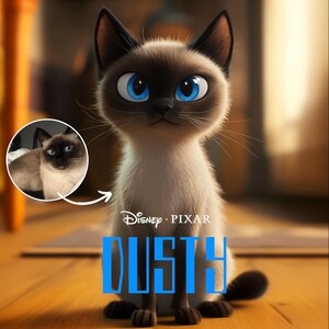 Personalized Cartoon Pet Portrait, Custom Cartoon Pet Portrait, Dog Cat Cartoon Portrait , Wall Art for Pet Lovers, Digital Downloads