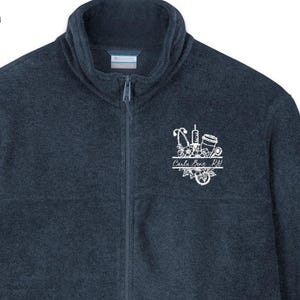Personalized Embroidered Nurse Fleece Jacket, Gift for Nurses, Graduation Gifts for Nurses, Heartbeat Nurse Sweatshirt, registred nurse gift