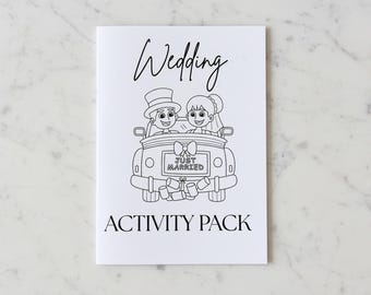 Wedding kids activity book