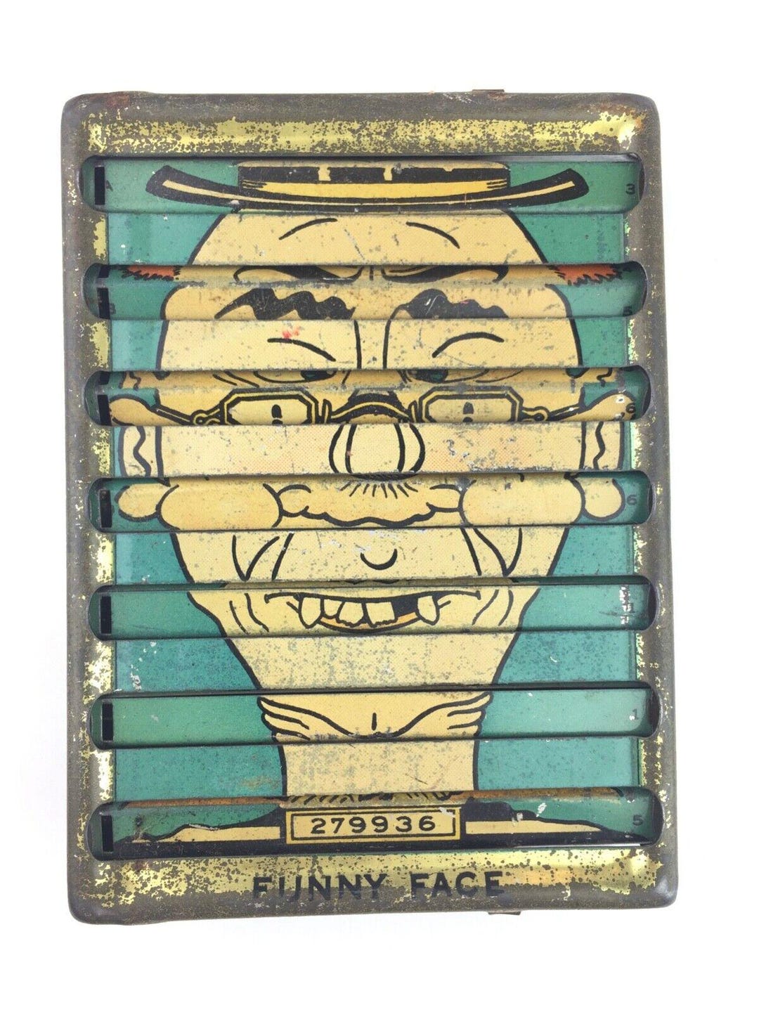 Rare & Vintage APEX Funny Face Tin Litho Toy USA Etsy