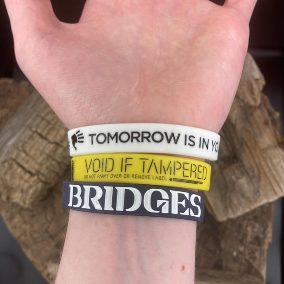 Death Stranding Bracelets | Silicone Wristband | Bridges Void if Tampered Tomorrow is in Your Hands Inspired
