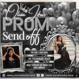 Prom Send Off Flyer Template