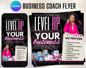 Business Coach Flyer Canva Template, Consultation Flyer,Entrepreneur Flyer,Workshop Flyer,Coaching Template,Coaching Business Flyer Template