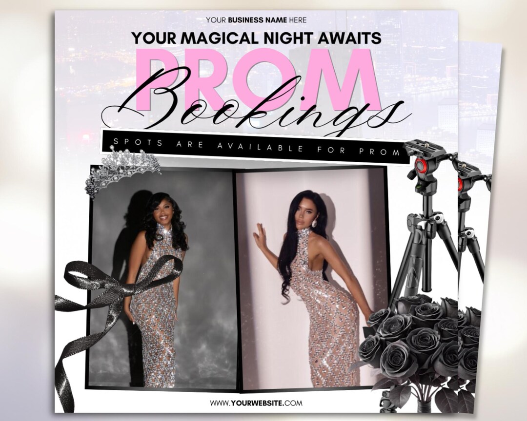 Prom Book Prom Booking Flyer, Prom Special Flyer, Homecoming Flyer, Canva ...