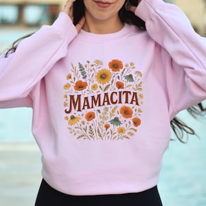 Mamacita Vintage Wildflower Heavy Blend Sweatshirt – Mother&#39;s Day Edition