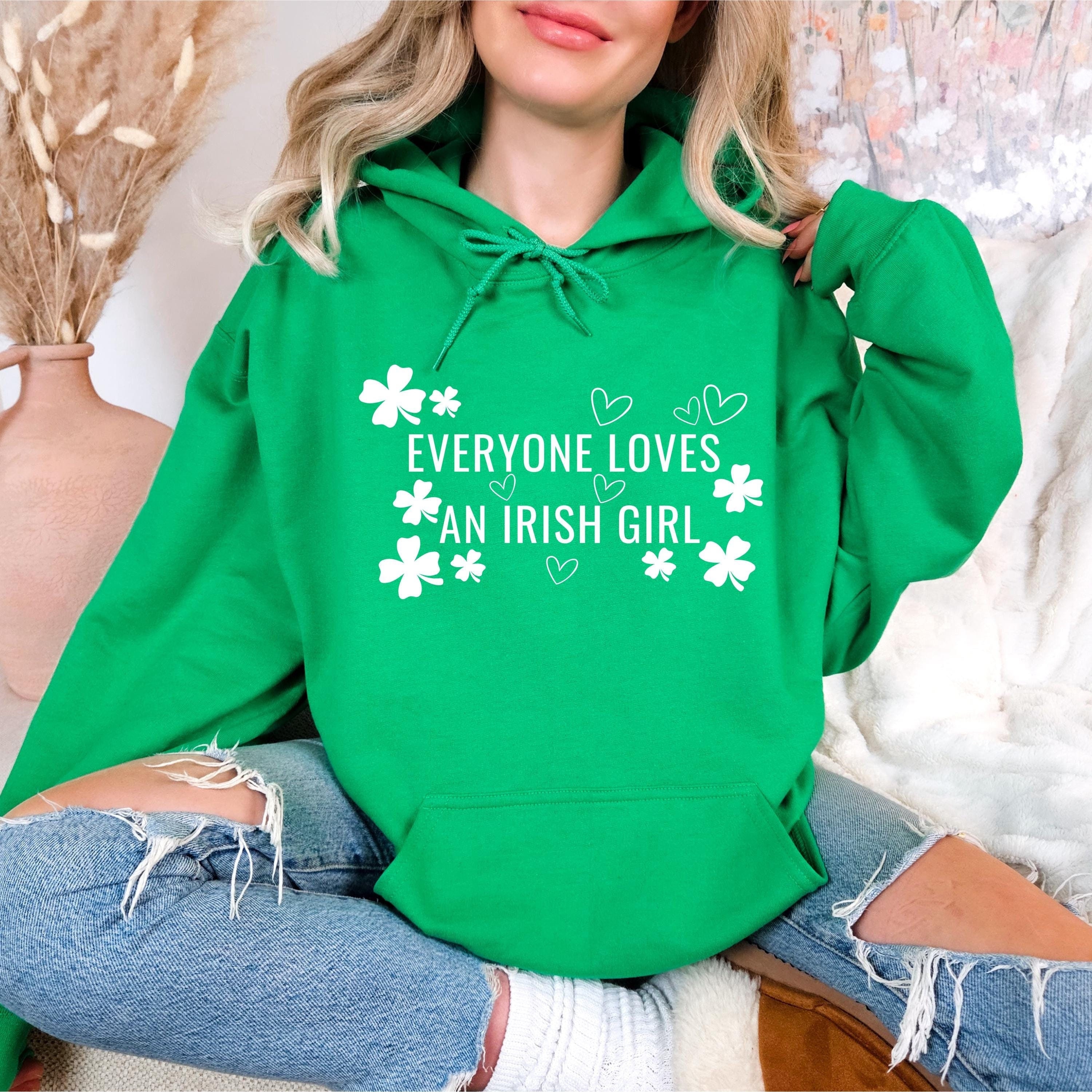 Cozy 'everyone Loves an Irish Girl' Hoodie – Lorelai Gilmore