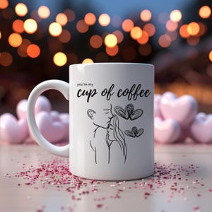 Personalized Couple Mug – Romantic Valentine’s Day Gift | Custom Name Coffee Mug for Him or Her
