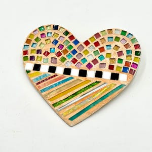 One of a Kind Heart Mosaic.  Unique Mosaic Art.  Unique Mother’s Day Gift!
