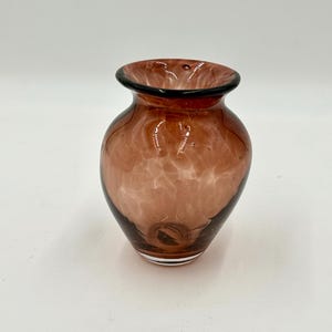 Hand Blown Glass Amphora.  Mouth Blown Glass Vase.  Gifts for Mom, Wedding Gift.