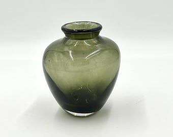 ヴィンテージ ムラーノ ベネチアン ガラス ソメルソ 花瓶 イタリア製 