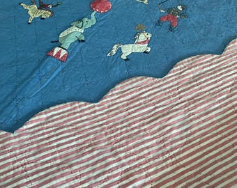 Vintage Under the Big Top CUTTER Circus Quilt