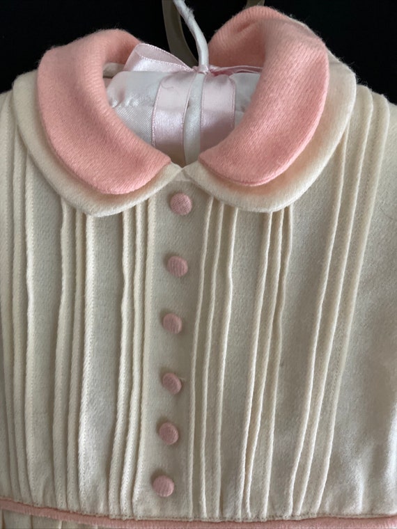 Vintage wool dress for little girl - image 2